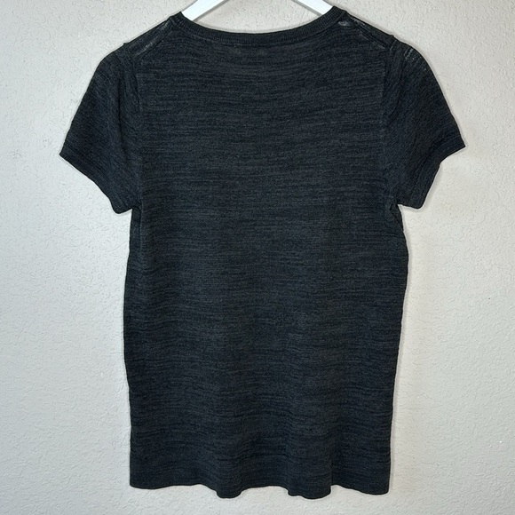 LOFT Cotton Blend Short Sleeve Top Size Medium - Picture 5 of 9